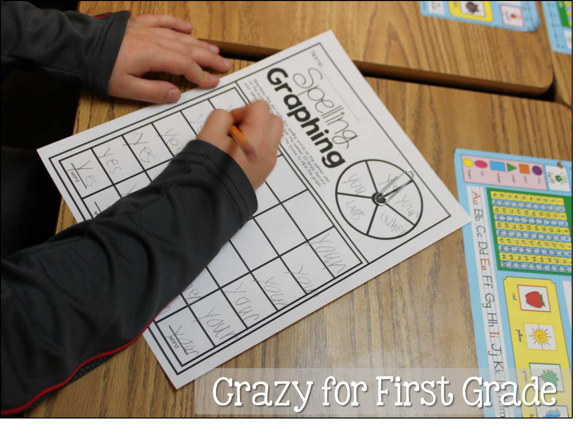 Crazy for First Grade Word Work Stations