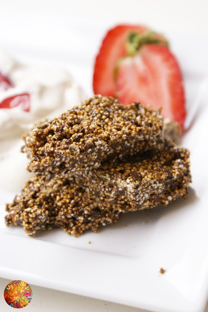 My Culinary Art Sezamki z amarantusa z domowym serkiem waniliowym wg Amaro