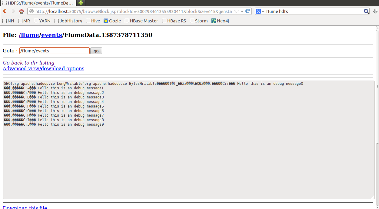 Big Data and Cloud Tips Using Log4J/Flume to log application events
