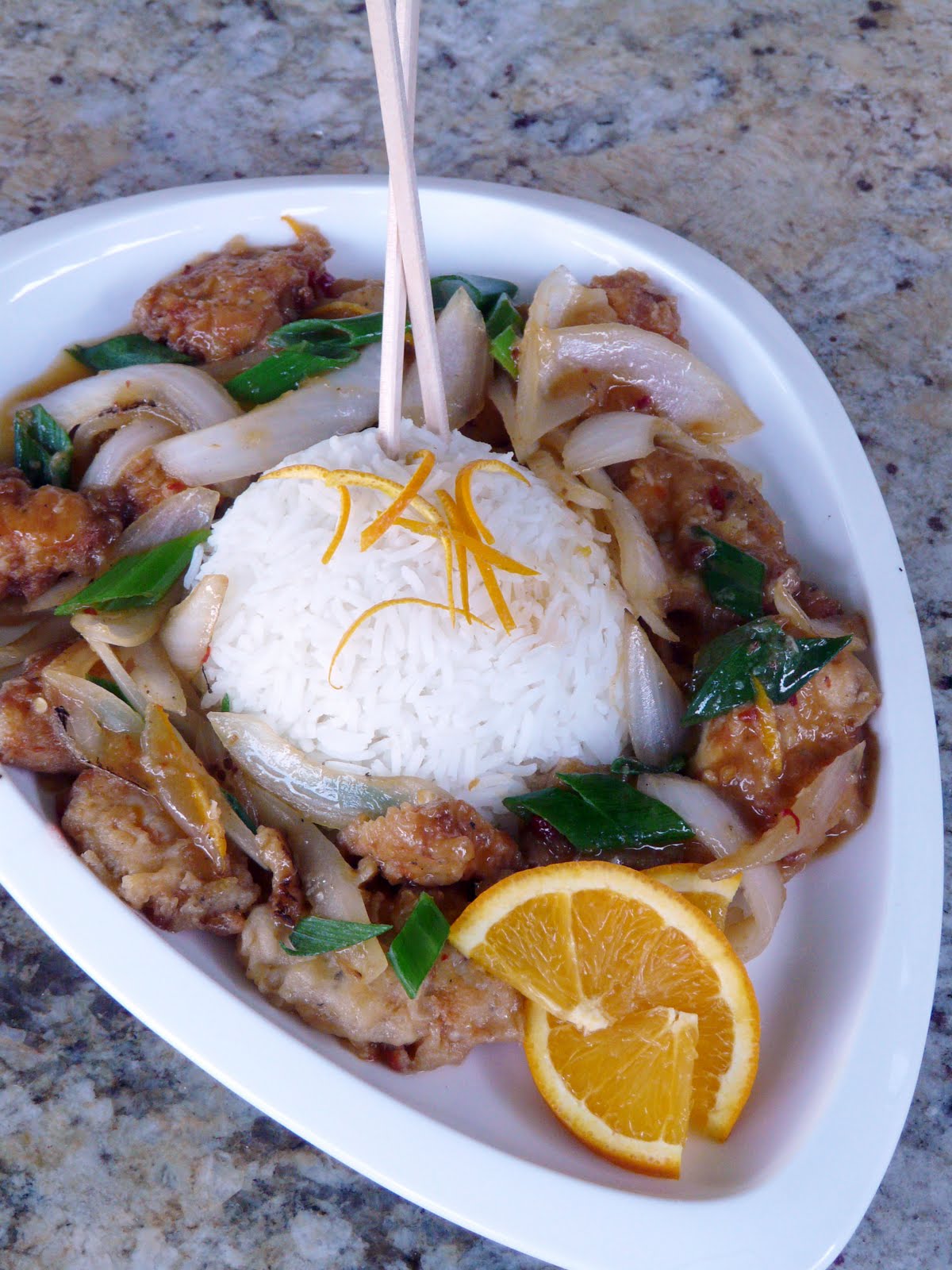 Thibeault's Table Spicy Orange Chicken