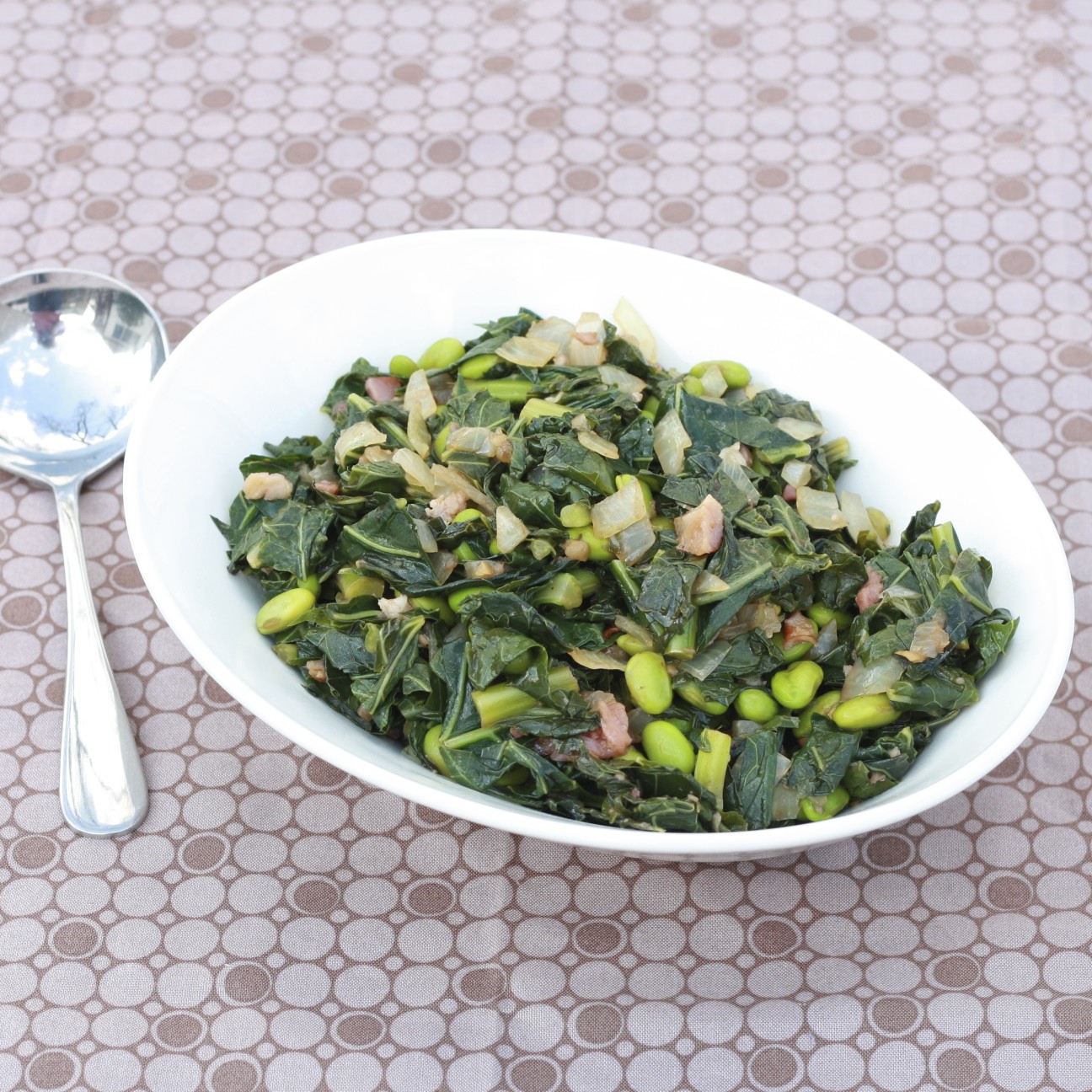 Best of 2011 BBQ Collard Greens with Edamame