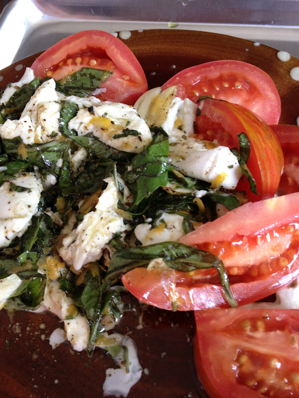 Marinated Buffalo Mozzarella and Tomato Caity