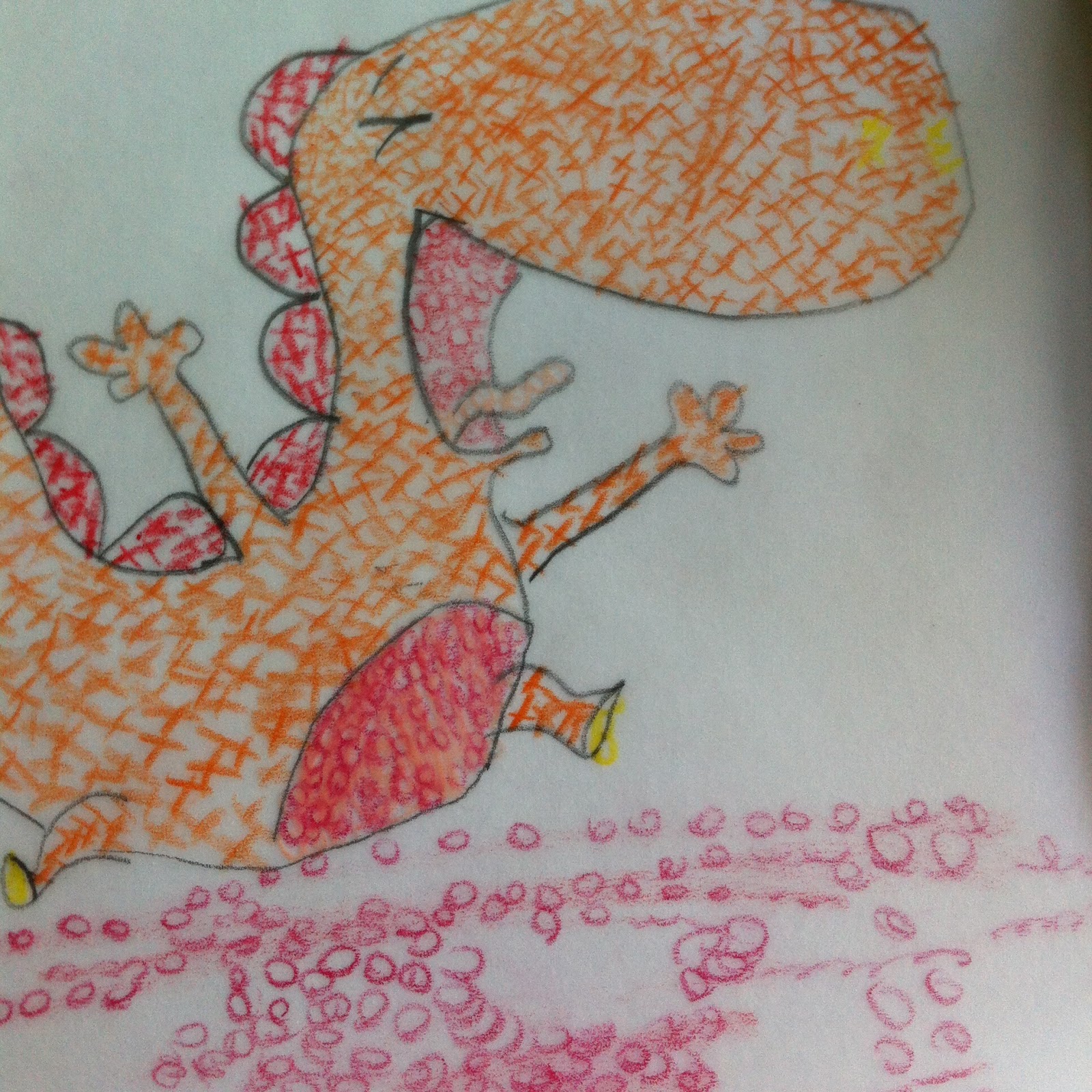Desenho de desenho de dinossauro pintado e colorido por poly o dia 16 de  Janeiro do 2012