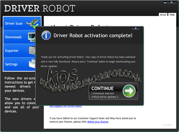 Driver Robot Key Free