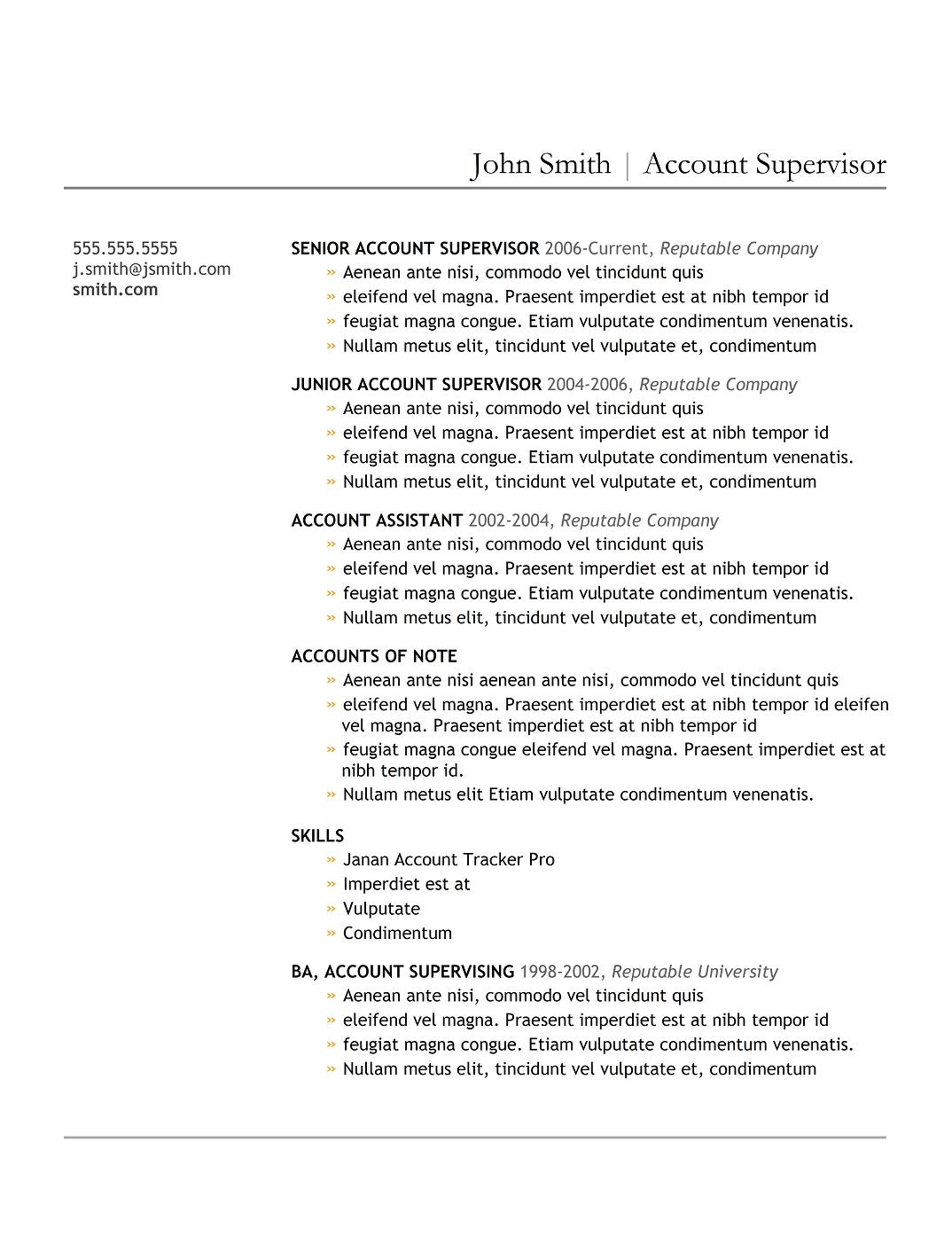 how to prepare a curriculum vitae templates free download
