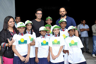 Ajay Devgan & Rohit Shetty meet children from Smile Foundation photos