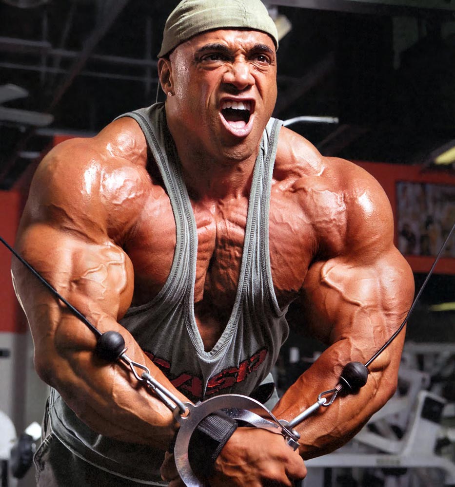 Strong Man: Top Muscular Man - Dennis James, Mr. Olympia in 2000