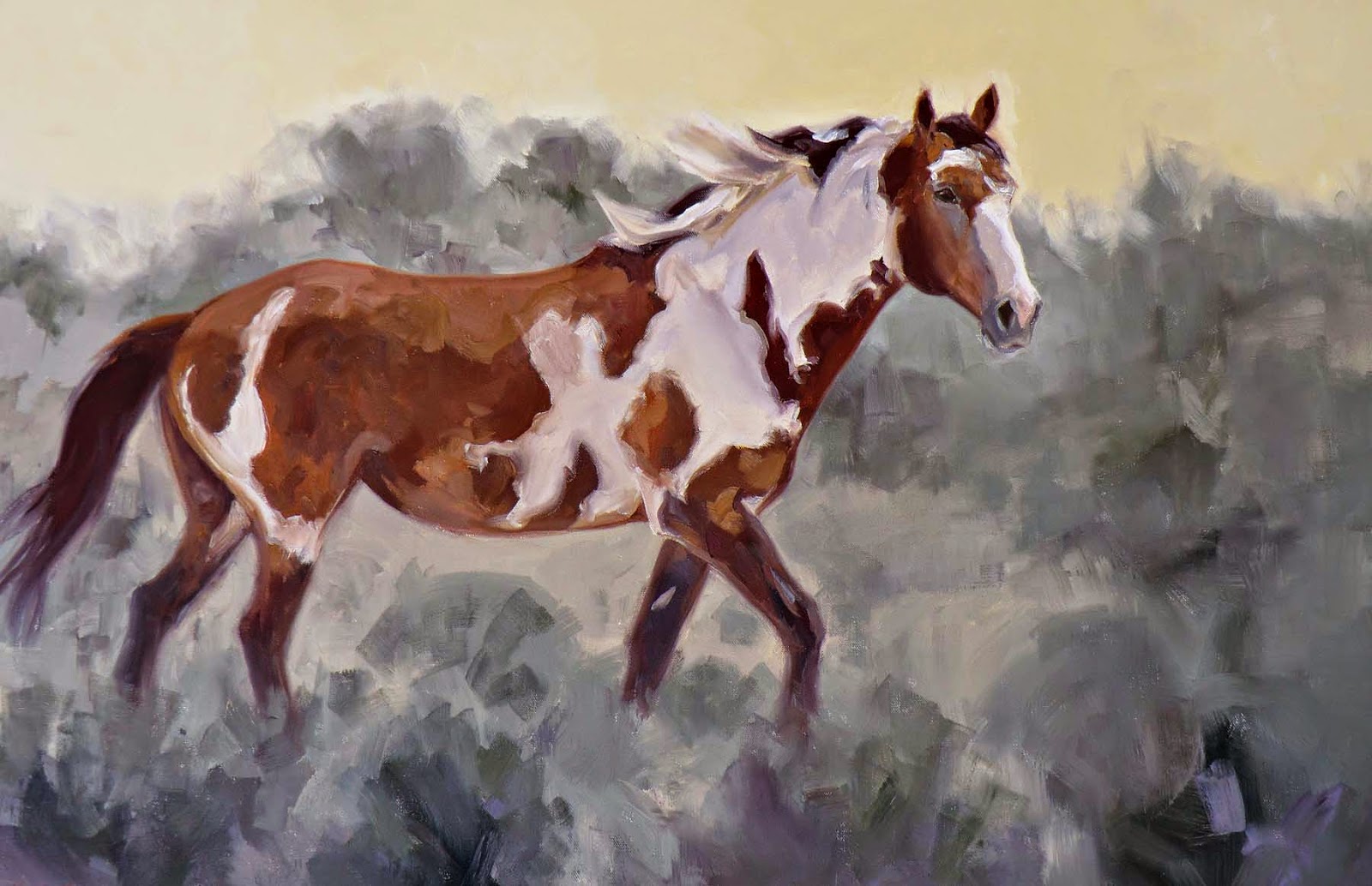 Karen McLain Studio Picasso, Wild Horse Icon