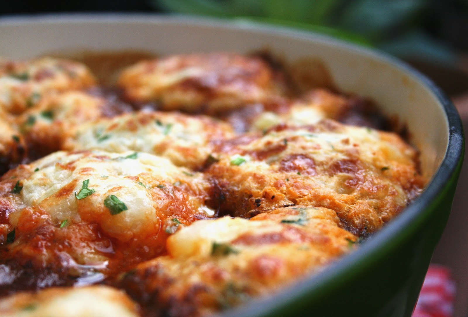 Beef Casserole with Potato and Cheese Dumplings Cooking is a Pain