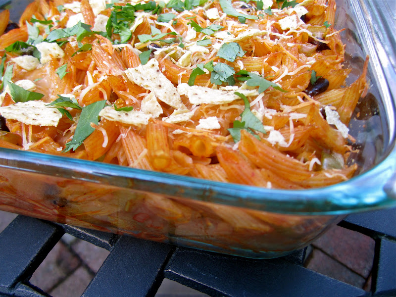 Stephanie Cooks Vegetarian Enchilada Pasta Bake