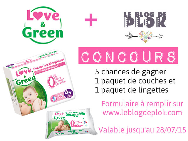 Couches Love and Green taille 4+ - Love & Green