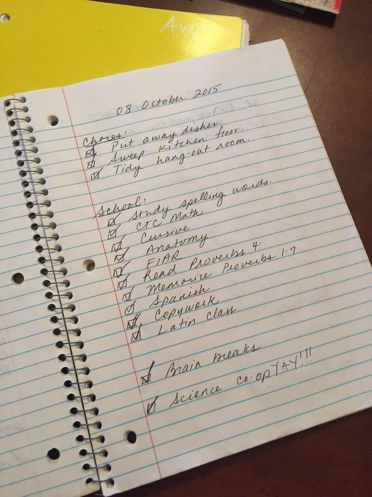 The Scarlett Thread How I'm Using Spiral Notebooks in Our Homeschool