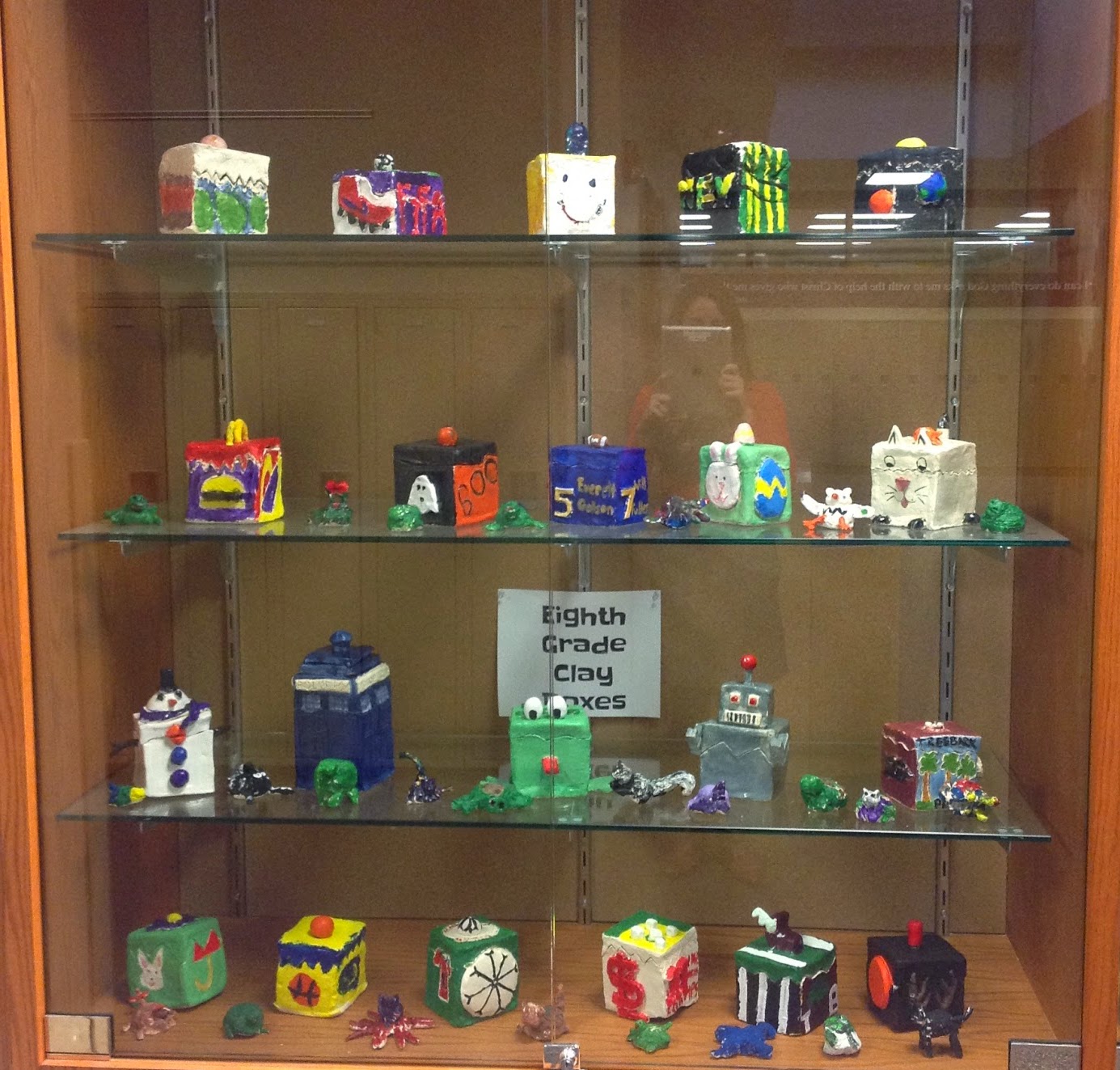 Miss Arty Pants Themed Clay Boxes