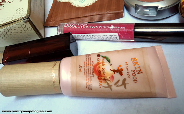 favourite cosmetics lips gloss bb cream skin food