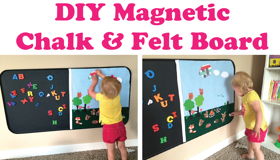 Everyday Confetti DIY Chalk & Felt Board