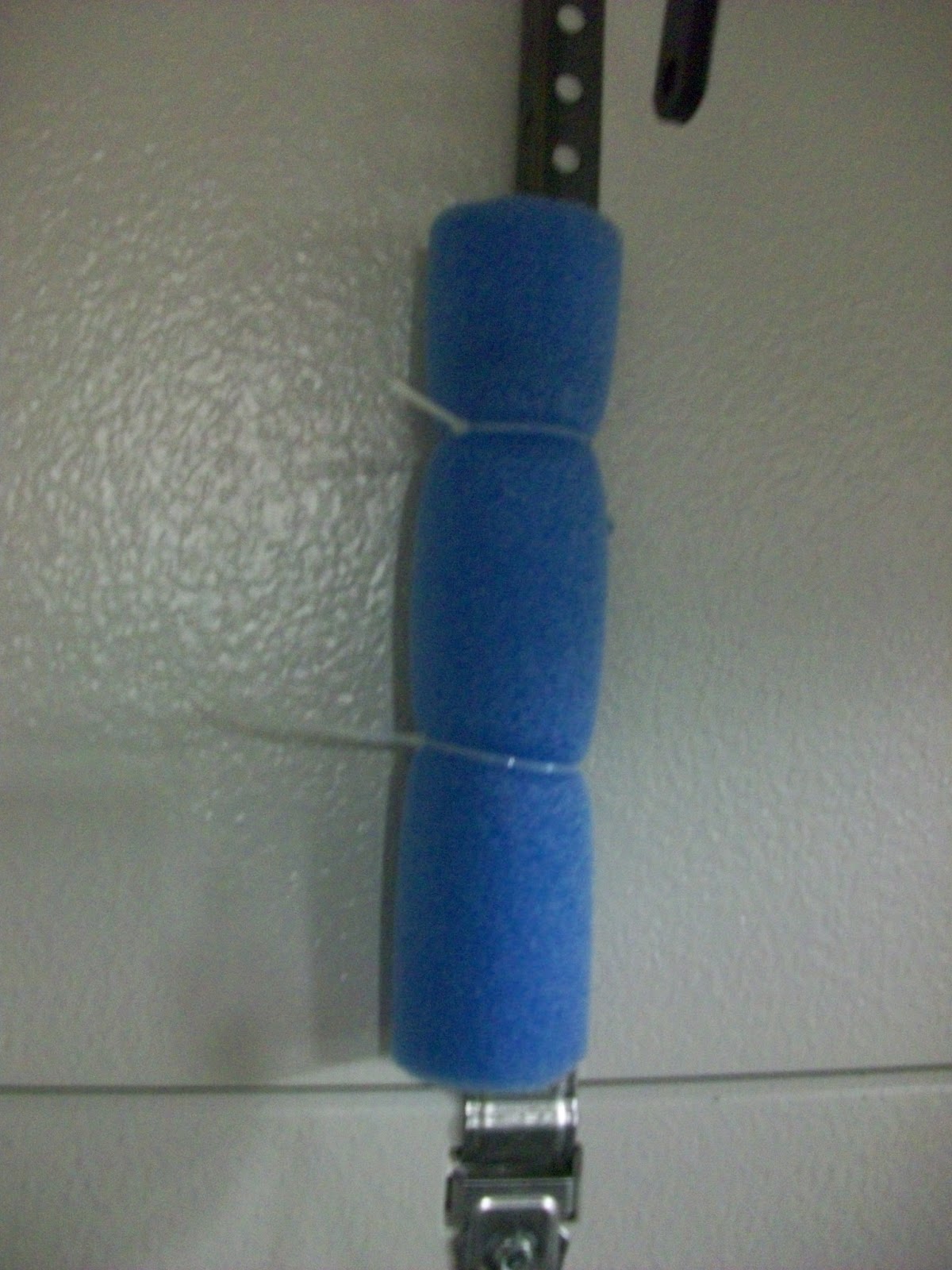 Morris Miscellaneous Pool Noodle and the Garage Door