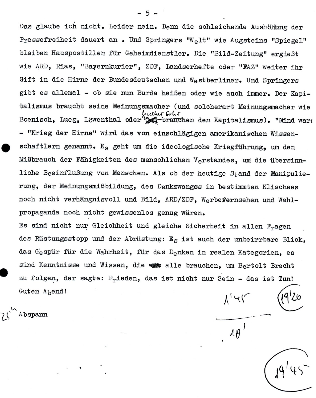 Videogruss Aus Dem Kalten Krieg Von Und Mit K E Von Schnitzler