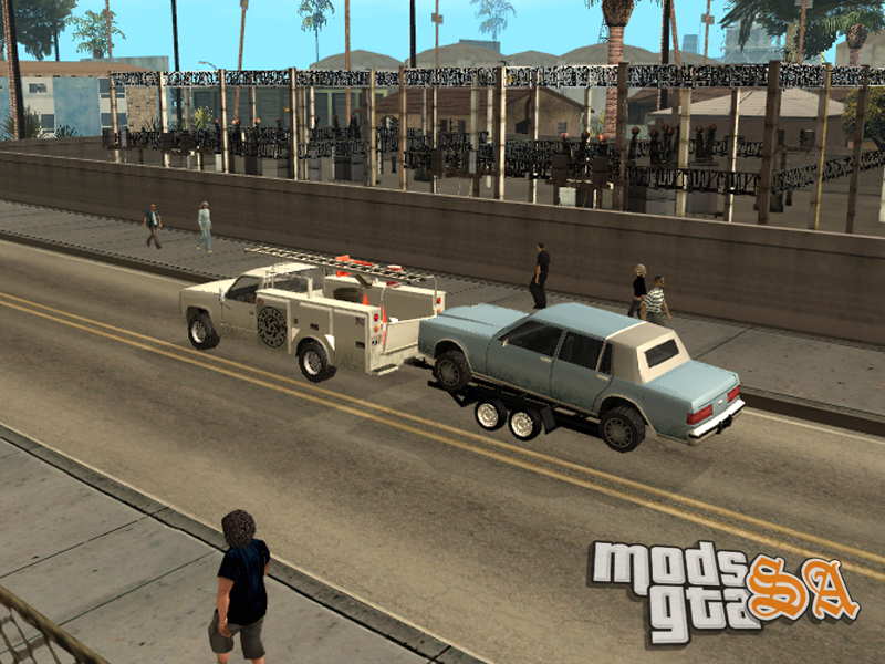 Mods GTA San Andreas: Mod Soltar Reboque v2