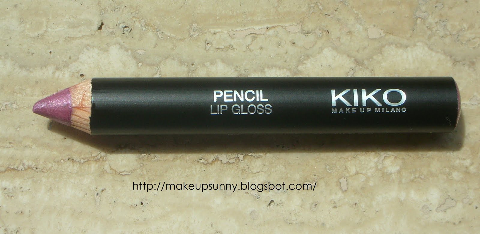 Kiko Pencil Lip Gloss swatch e review della nuova colorazione 14 Lilla