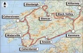 Map of the Kerry Way