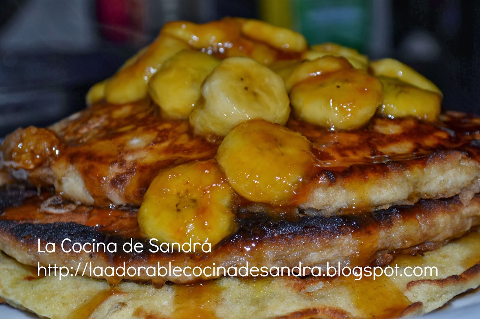 La Cocina de Sandra PANCAKES DE AVENA Y GUINEO