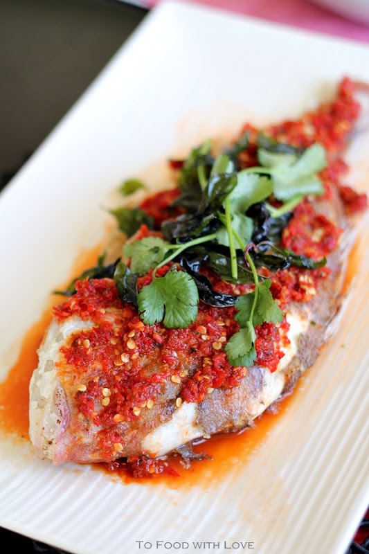 To Food with Love Deepfried Snapper with 3 Flavour Sauce (Thaistyle)