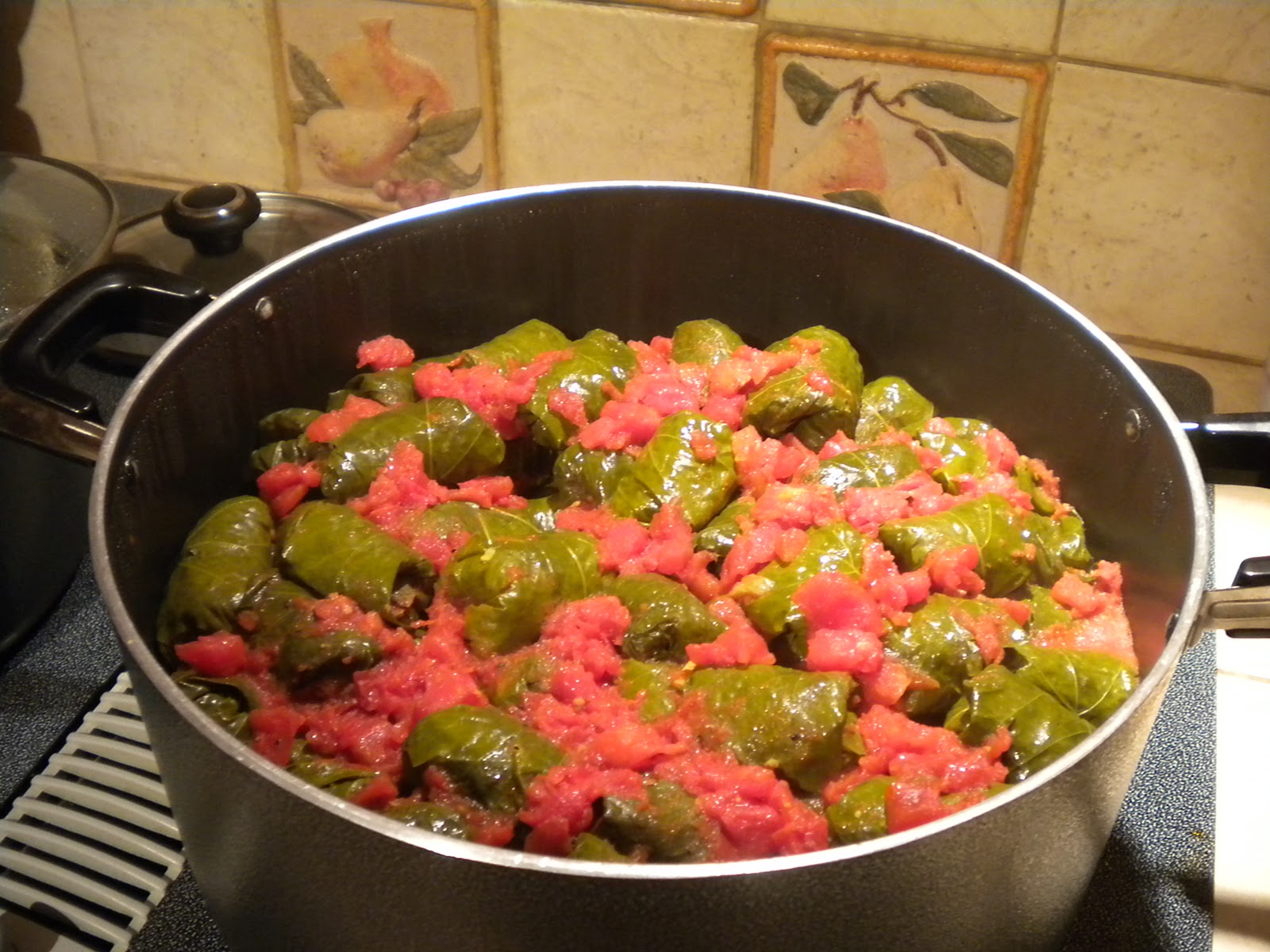Cafe' Persia Persian Stuffed Grape Leaves (Dolmeh BargeMo)