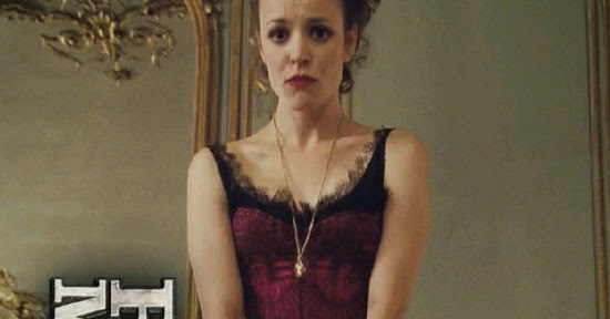 Rachel McAdams in black and red lingerie | Lingerie Arts Diary