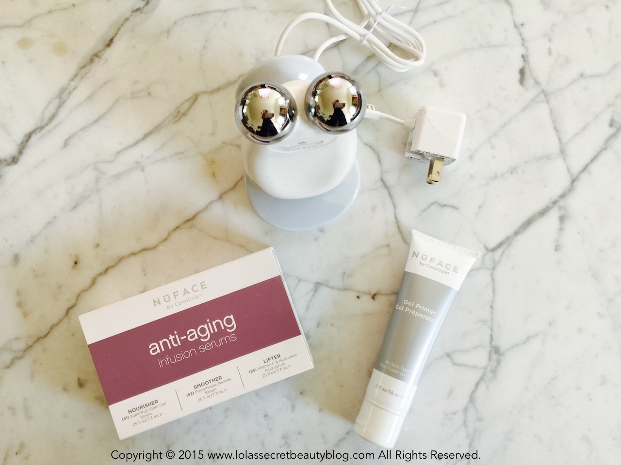 lola's secret beauty blog NuFACE Trinity Facial Toning Device Review