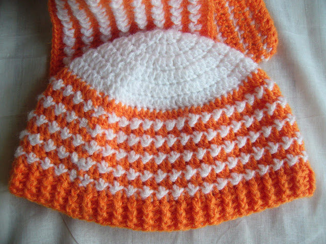crochet textured hat