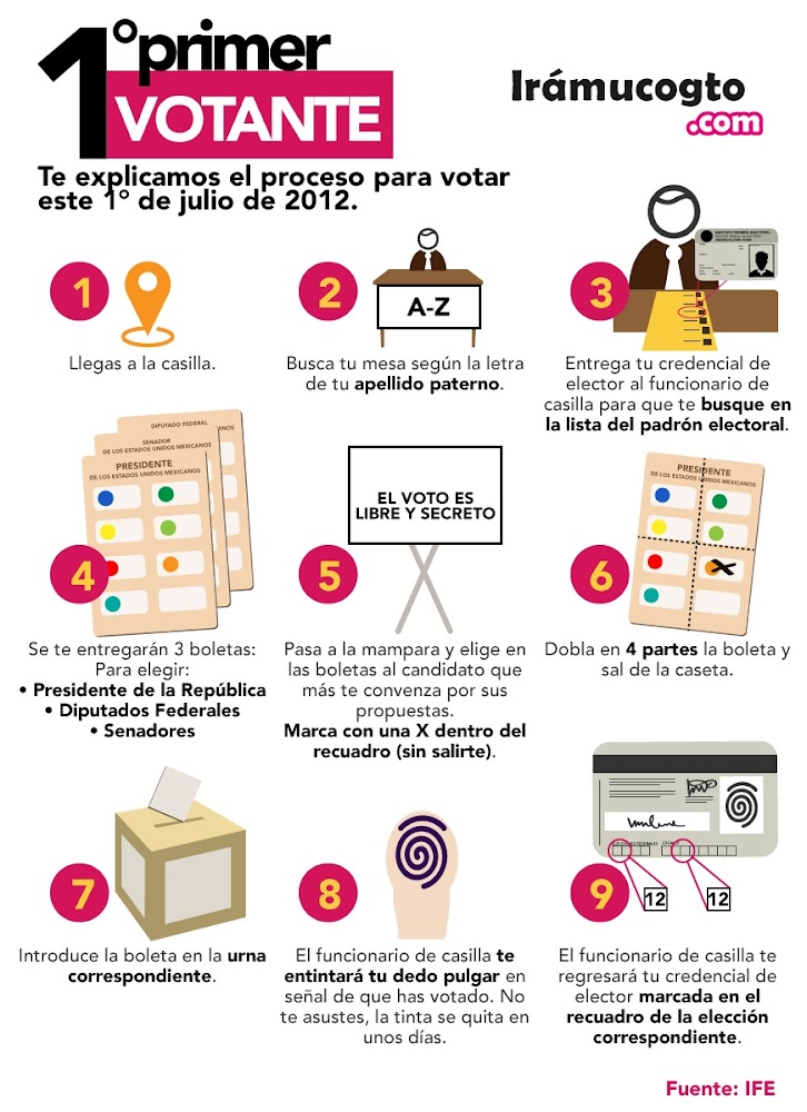 Qué debemos hacer para votar paso a paso en las elecciones del 1ero de