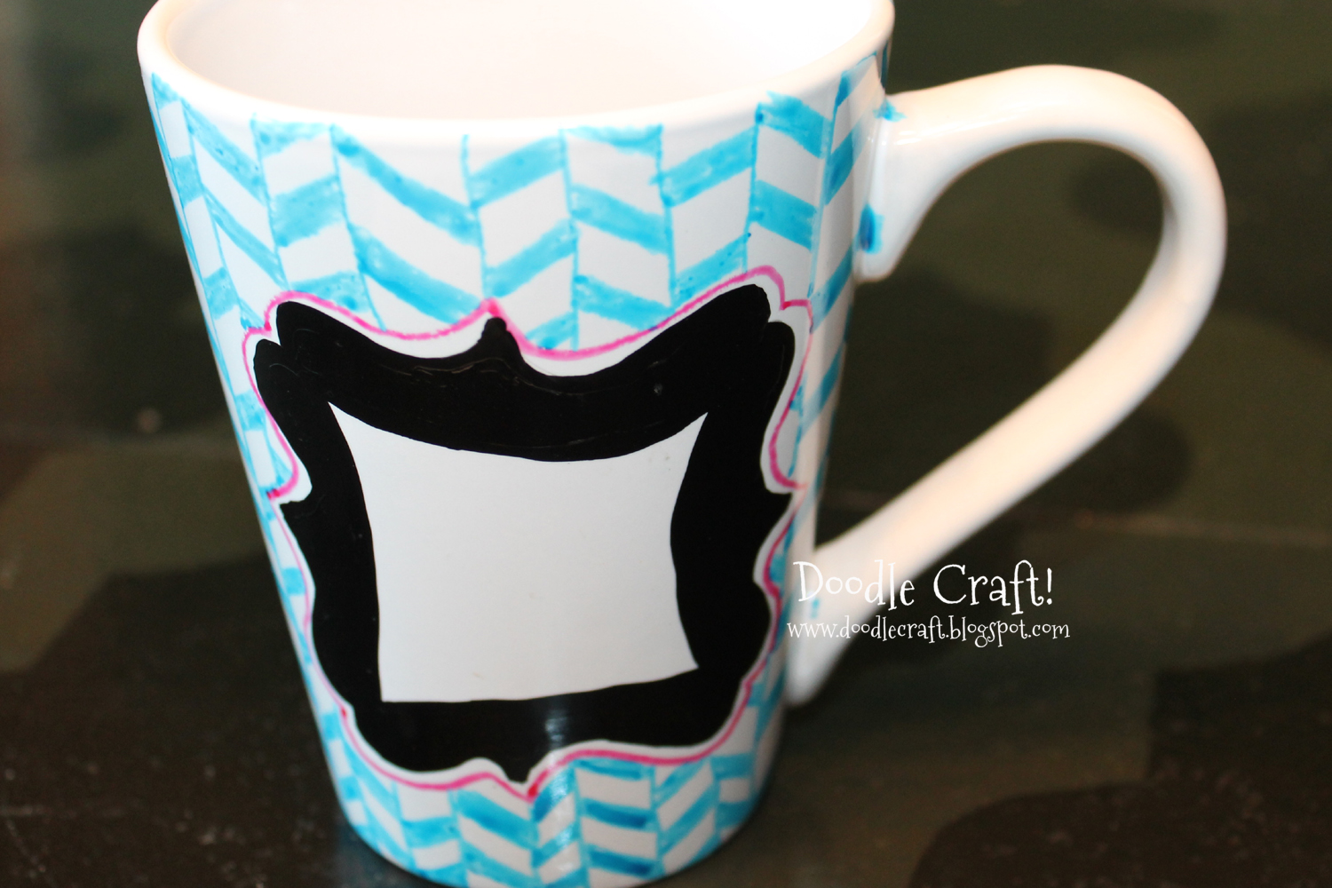 Doodlecraft Customize your Mug with Glass Paint Markers!