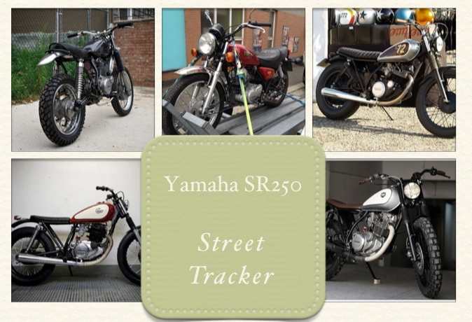 Yamaha SR250 street tracker