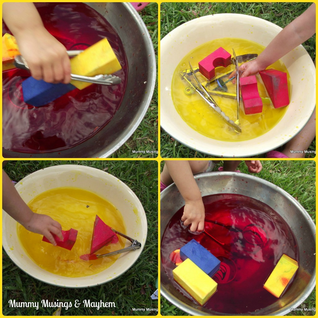 Toddler Tongs and Water Play! The Empowered Educator