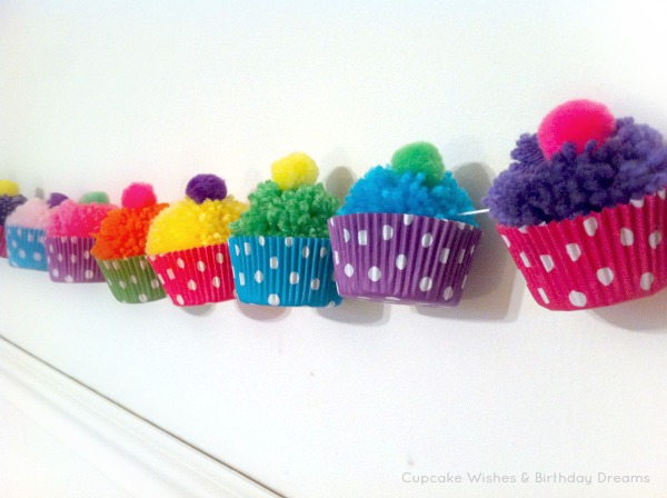 cupcake wishes birthday dreams cupcake monday yarn pom pom