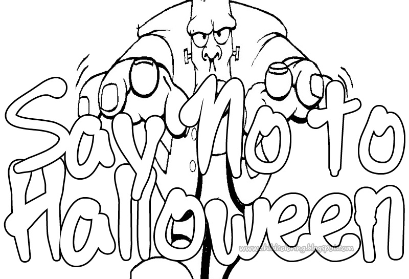 Halloween to color Child Coloring