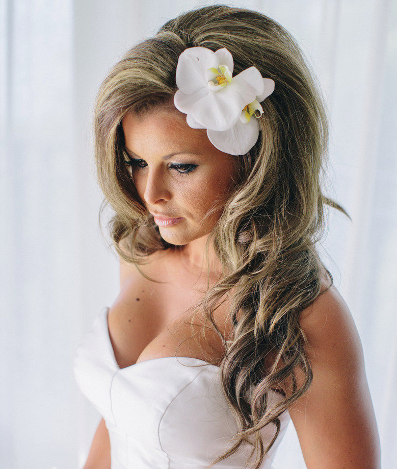 you have wedding hair styles for long hair that falls straight down ...