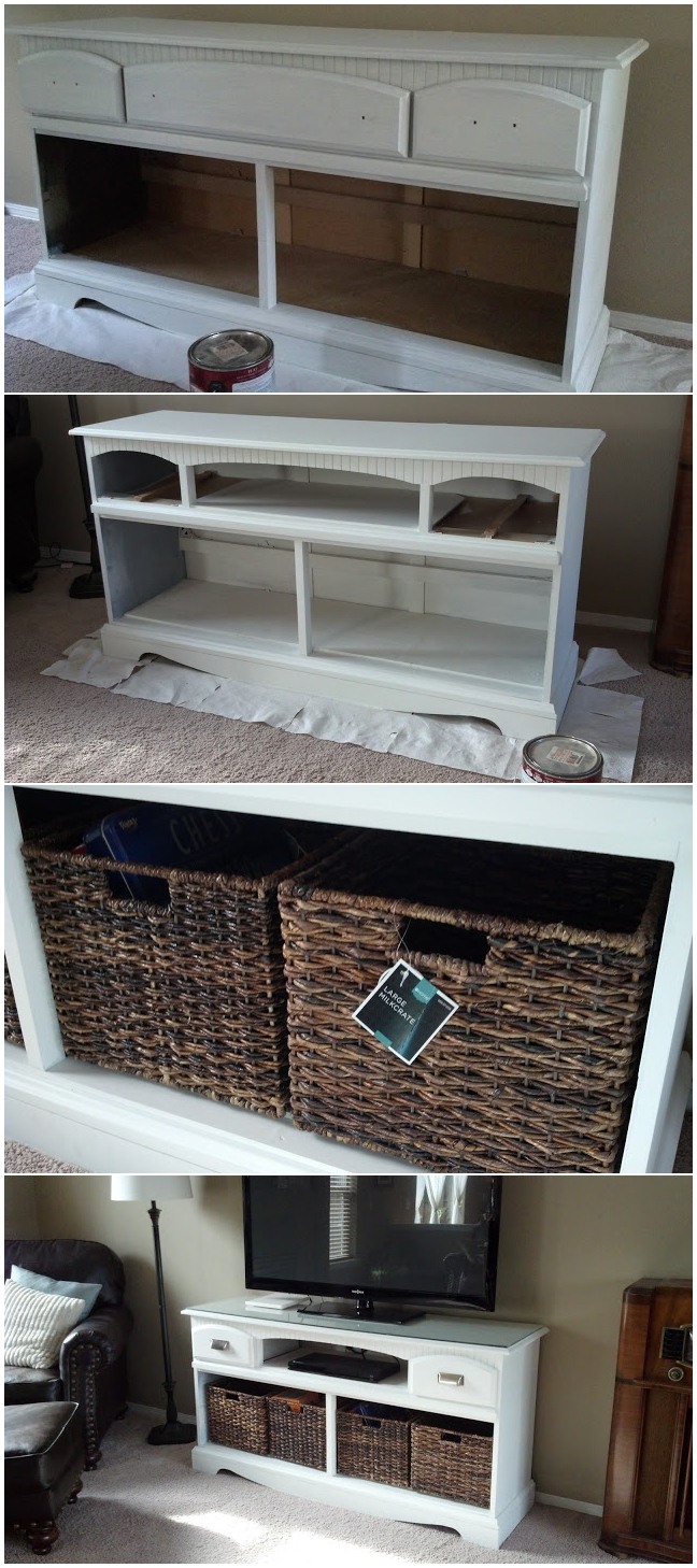 Dresser Turned Tv Stand Makeover Diy Craft Projects