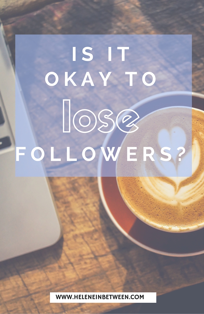 Is It Okay to Lose Followers?