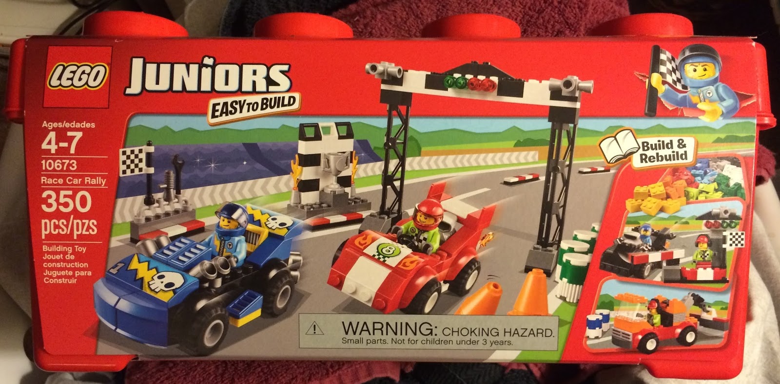 lego juniors race car rally