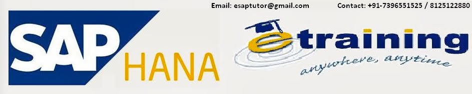 SAP Hana Online Training