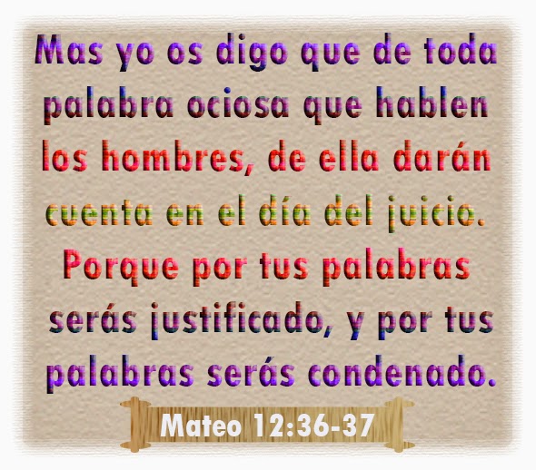 Educacion Cristiana Mateo 12 36 37
