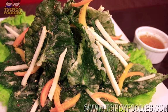 krispy kangkong salad
