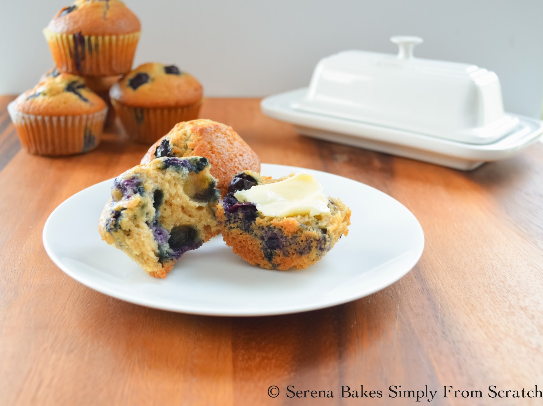 Blueberry Muffins Serena Bakes Simply From Scratch