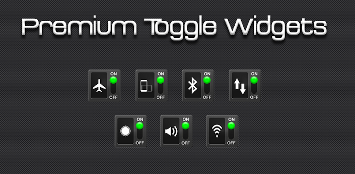 Premium Toggle Widgets Apk v1.0.4