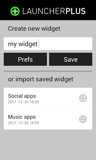 Launcher Plus Widget 1.3 APK
