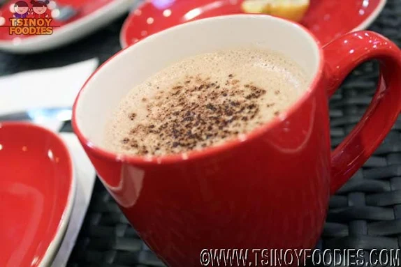 premium dark chocolate latte