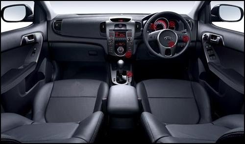 Interior of a Naza Kia Forte. Kia Forte Interior Pictures. Interior of a Naza Kia Forte.