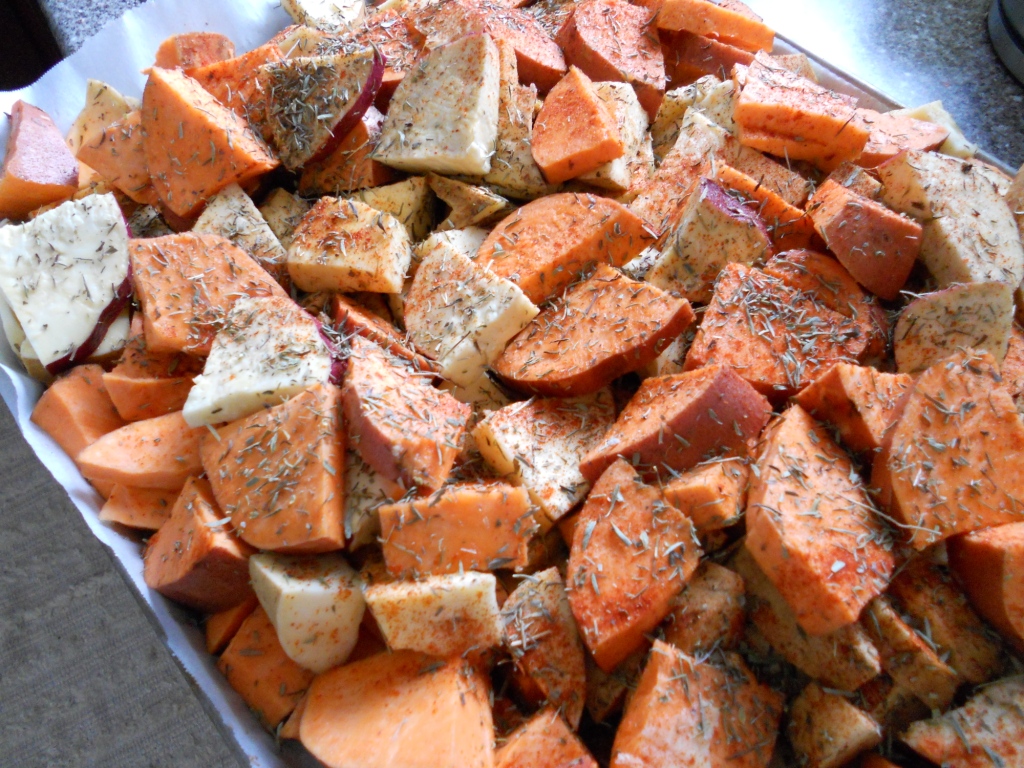 Snacking Squirrel Sweet Potatoes, Super Size Me!