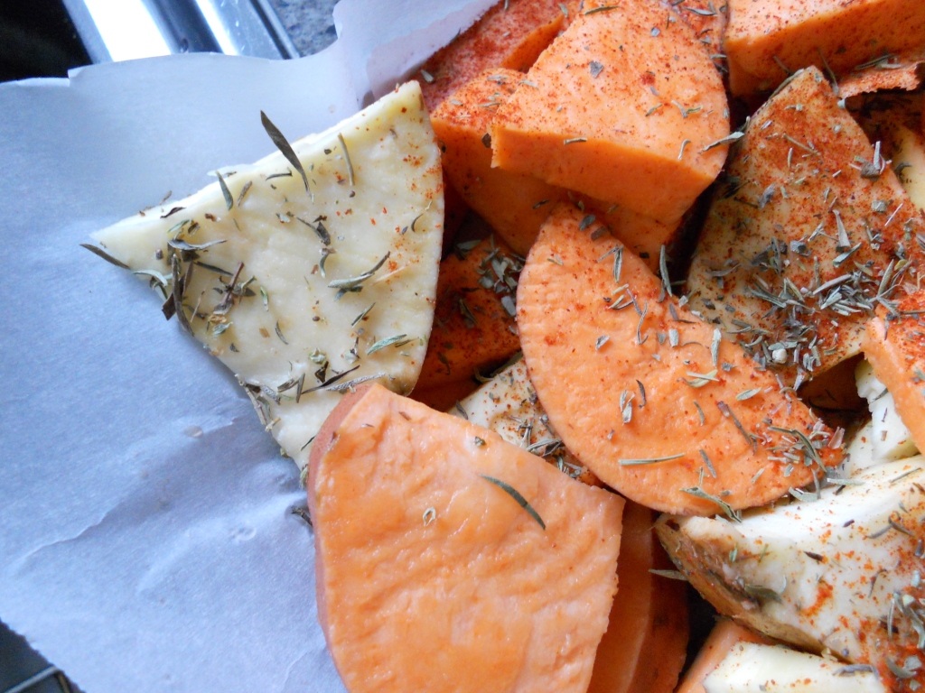 Snacking Squirrel Sweet Potatoes, Super Size Me!